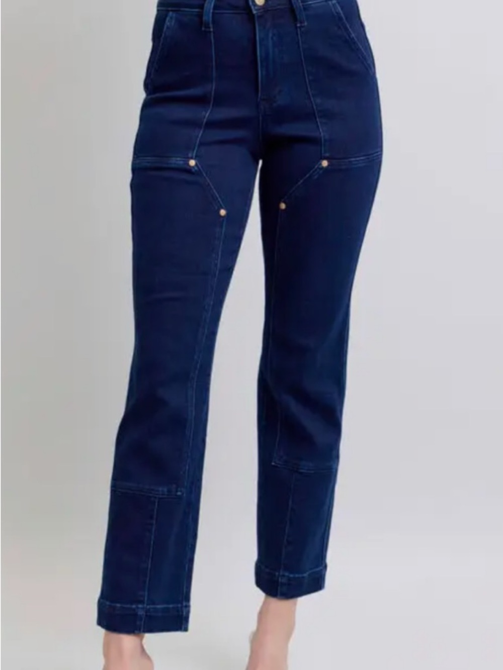 Judy Blue Deep Indigo Straight-Leg Jeans